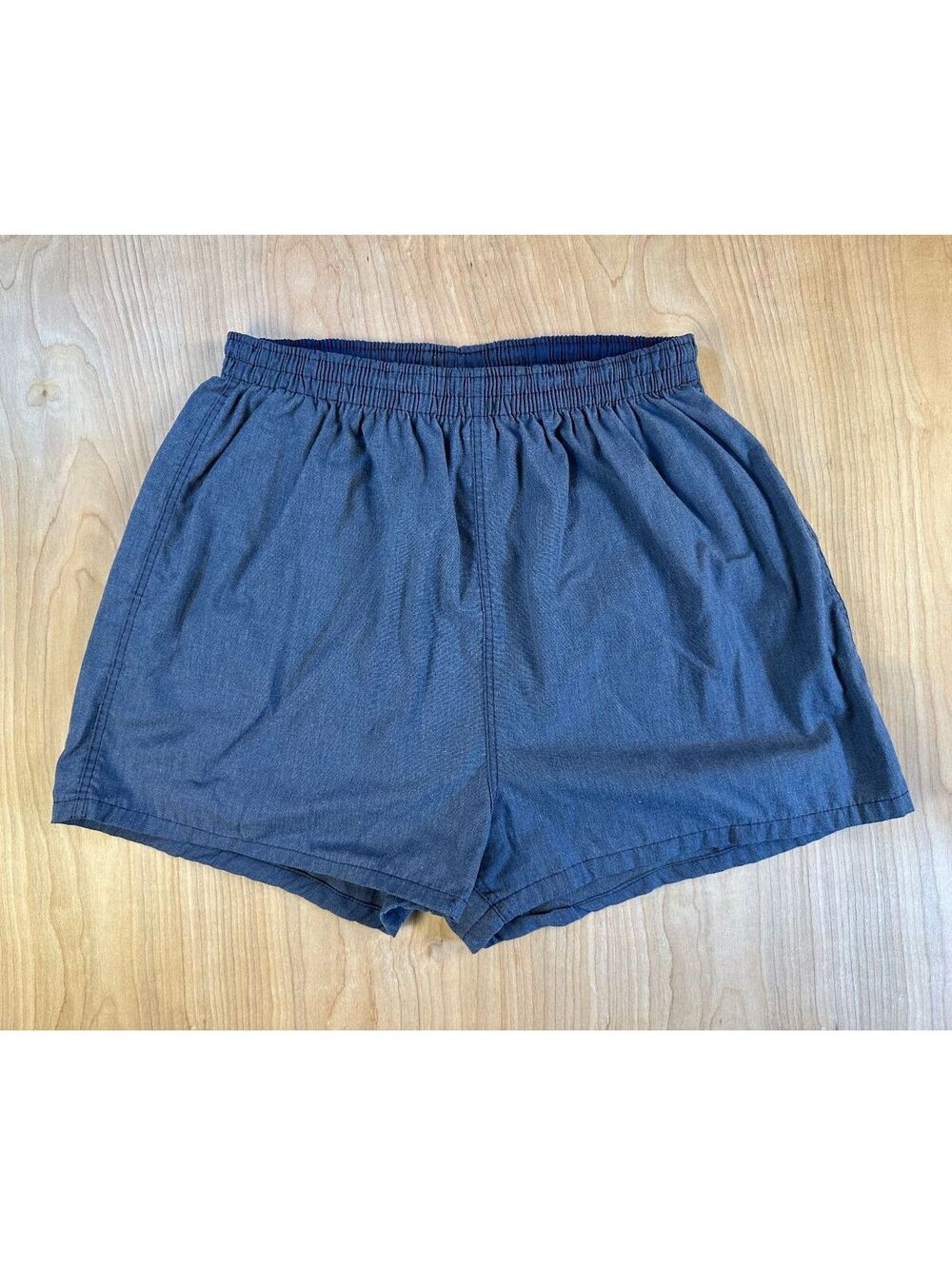 Vintage 60s Sears swim trunks bathing suit large made usa union made 2" inseam